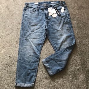 Gap Boyfriend Low Rise Linen Jeans